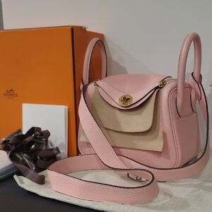 Hermes Pink Mini Lindy